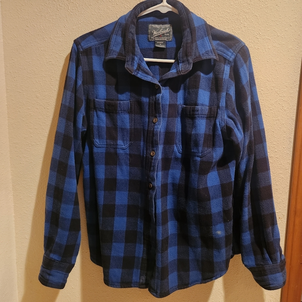 Woolrich Medium Blue Plaid